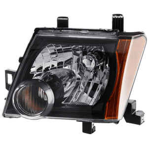 XTERRA 09-15 HEAD LAMP LH, Assembly, Halogen, Black Interior, S/X Models - CAPA