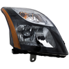 SENTRA 10-12 HEAD LAMP RH, Assembly, Halogen, Black Interior, SR/SE-R/SE-R Spec V Models - CAPA