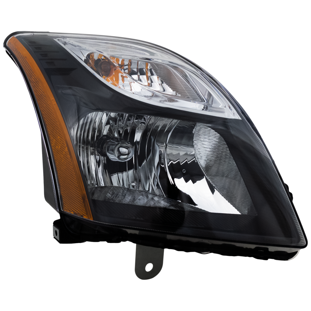 SENTRA 10-12 HEAD LAMP RH, Assembly, Halogen, Black Interior, SR/SE-R/SE-R Spec V Models - CAPA