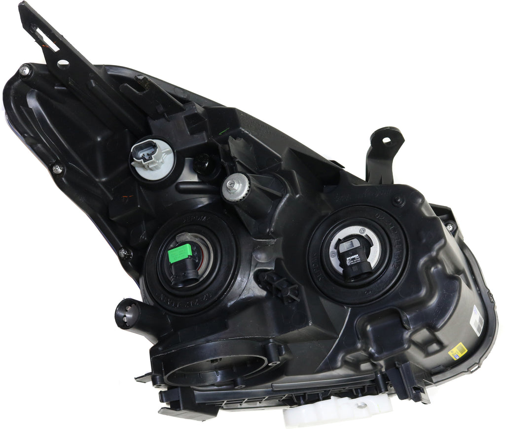 ROGUE SELECT 14-15 HEAD LAMP LH, Assembly, Halogen, Black Interior - CAPA
