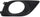 VERSA 12-14 FRONT FOG LAMP MOLDING RH, Textured Black, Sedan