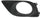 VERSA 12-14 FRONT FOG LAMP MOLDING LH, Textured Black, Sedan