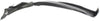 MURANO 03-07 FRONT FENDER LINER LH, Rear Section