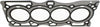 ALTIMA 02-06 HEAD GASKET, Cylinder, Multi-Layered Steel, QR25DE, Gas, FI, DOHC