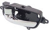 ALTIMA 13-18/PATHFINDER 13-22 FRONT INTERIOR DOOR HANDLE LH, Chrome Lever/Chr Knob/Carbon Housing (=REAR), (Altima, Sedan)