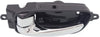 ALTIMA 13-18/PATHFINDER 13-22 FRONT INTERIOR DOOR HANDLE LH, Chrome Lever/Chr Knob/Carbon Housing (=REAR), (Altima, Sedan)