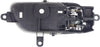 ALTIMA 13-18/PATHFINDER 13-22 FRONT INTERIOR DOOR HANDLE LH, Chrome Lever/Chr Knob/Carbon Housing (=REAR), (Altima, Sedan)