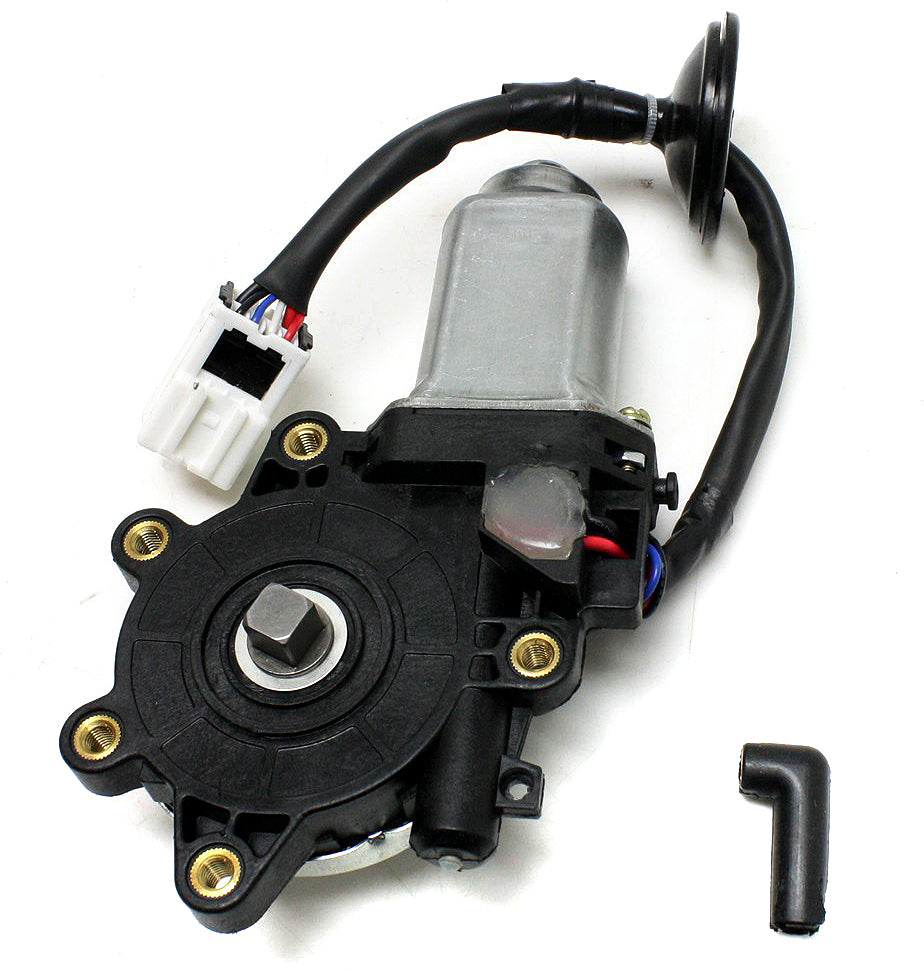 ALTIMA 03-06 WINDOW REGULATOR MOTOR, RH, Front, 6-Pin Connector, Anti-clip feature