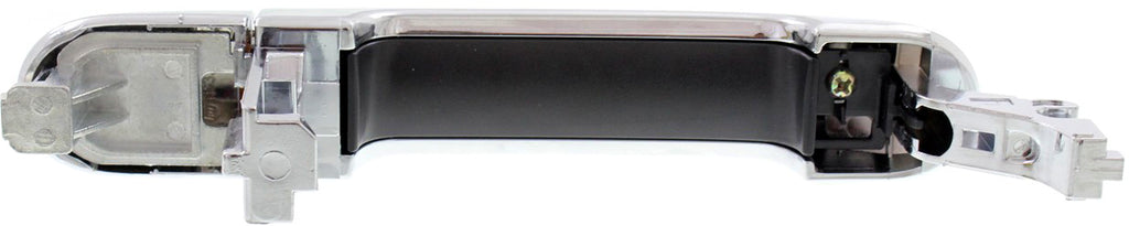 VERSA 07-12 REAR EXTERIOR DOOR HANDLE LH, All Chrome, w/o Smart Entry System (Sdn-til 11/HB)
