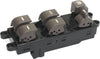 QUEST 00-02 DOOR LOCK SWITCH, Front, LH, Taupe, with Power Rear Windows, 14 Male Terminals