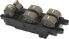 QUEST 00-02 DOOR LOCK SWITCH, Front, LH, Taupe, with Power Rear Windows, 14 Male Terminals