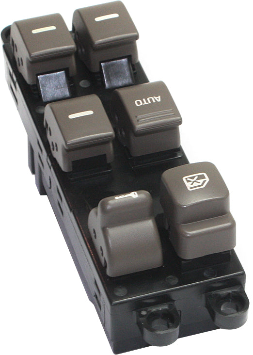 QUEST 00-02 DOOR LOCK SWITCH, Front, LH, Taupe, with Power Rear Windows, 14 Male Terminals