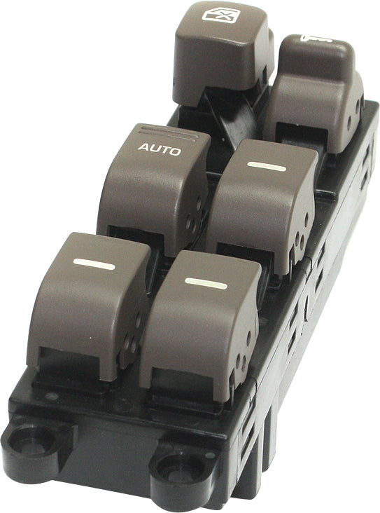 QUEST 00-02 DOOR LOCK SWITCH, Front, LH, Taupe, with Power Rear Windows, 14 Male Terminals