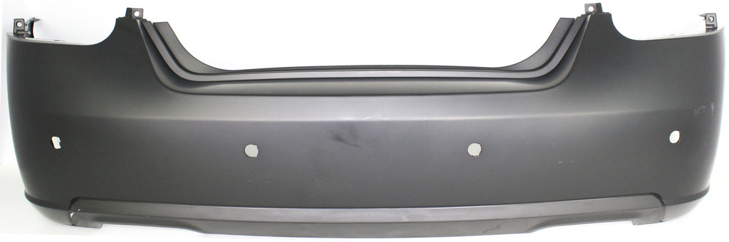 MAXIMA 07-08 REAR BUMPER COVER, Primed, w/ Park Assist Sensor Holes - CAPA