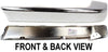 PATHFINDER 96-99 REAR BUMPER END LH, Extension, Outer, Bright, Plastic