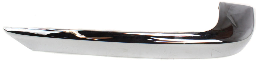 PATHFINDER 96-99 REAR BUMPER END LH, Extension, Outer, Bright, Plastic