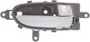 ALTIMA 07-13/MAXIMA 09-14 FRONT INTERIOR DOOR HANDLE RH, Slvr Lvr+Beige Bezel (Cafe Latte) (=REAR)