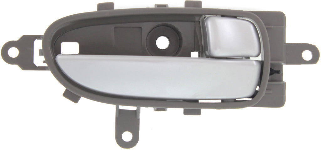ALTIMA 07-13/MAXIMA 09-14 FRONT INTERIOR DOOR HANDLE RH, Slvr Lvr+Beige Bezel (Cafe Latte) (=REAR)