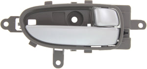 ALTIMA 07-13/MAXIMA 09-14 FRONT INTERIOR DOOR HANDLE RH, Slvr Lvr+Beige Bezel (Cafe Latte) (=REAR)