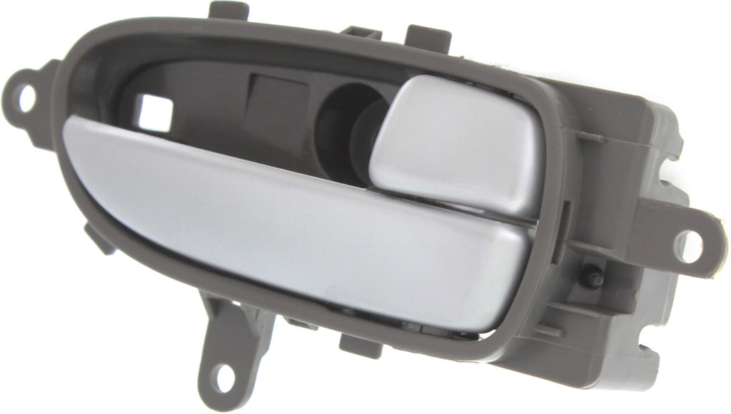 ALTIMA 07-13/MAXIMA 09-14 FRONT INTERIOR DOOR HANDLE RH, Slvr Lvr+Beige Bezel (Cafe Latte) (=REAR)