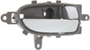 ALTIMA 07-13/MAXIMA 09-14 FRONT INTERIOR DOOR HANDLE RH, Slvr Lvr+Beige Bezel (Cafe Latte) (=REAR)
