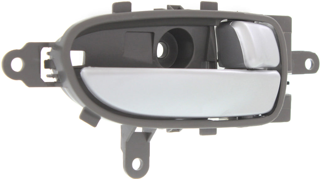 ALTIMA 07-13/MAXIMA 09-14 FRONT INTERIOR DOOR HANDLE RH, Slvr Lvr+Beige Bezel (Cafe Latte) (=REAR)