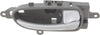 ALTIMA 07-13/MAXIMA 09-14 FRONT INTERIOR DOOR HANDLE RH, Slvr Lvr+Beige Bezel (Cafe Latte) (=REAR)