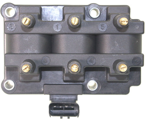 VOYAGER 99-00 IGNITION COIL, Assembly, 12 Volts, 4 Blade Terminals, Coil Pack