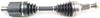 AZTEK 01-05/RENDEZVOUS 02-06 FRONT CV AXLE ASSEMBLY LH, FWD