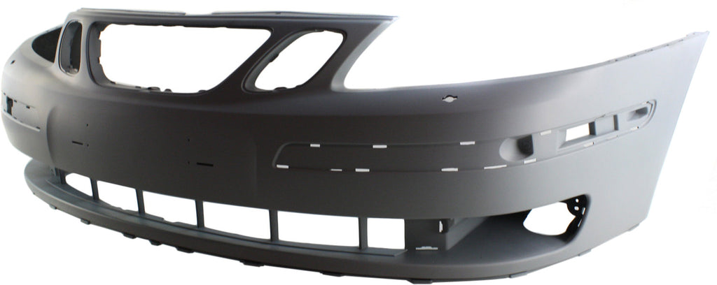 SAAB 9-3 04-07 FRONT BUMPER COVER, Primed, w/ Headlight Washer Holes