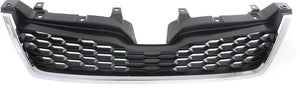 FORESTER 14-16 GRILLE, Radiator Grille, Textured Dark Gray Shell and Insert, w/ Chrome Mldg, 2.0L Turbo Eng