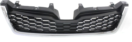 FORESTER 14-16 GRILLE, Radiator Grille, Textured Dark Gray Shell and Insert, w/ Chrome Mldg, 2.0L Turbo Eng