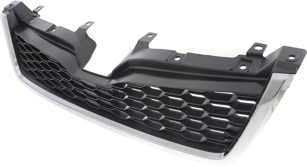 FORESTER 14-16 GRILLE, Radiator Grille, Textured Dark Gray Shell and Insert, w/ Chrome Mldg, 2.0L Turbo Eng