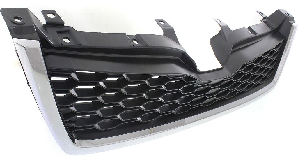 FORESTER 14-16 GRILLE, Radiator Grille, Textured Dark Gray Shell and Insert, w/ Chrome Mldg, 2.0L Turbo Eng