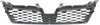 FORESTER 14-16 GRILLE, Radiator Grille, Textured Dark Gray Shell and Insert, w/ Chrome Mldg, 2.0L Turbo Eng