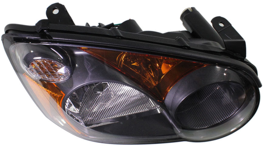 IMPREZA 05-05 HEAD LAMP RH, Assembly, Halogen, Black Interior