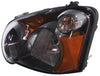 IMPREZA 05-05 HEAD LAMP LH, Assembly, Halogen, Black Interior