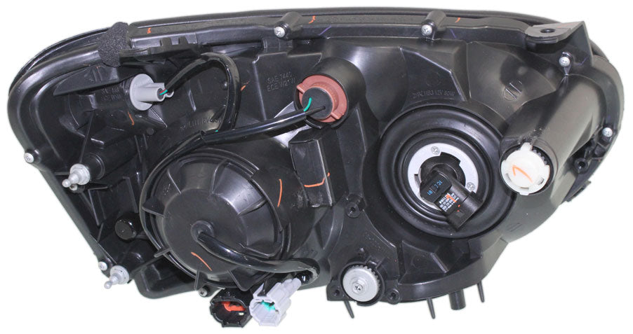IMPREZA 05-05 HEAD LAMP LH, Assembly, Halogen, Black Interior
