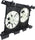 TC 11-16 RADIATOR FAN ASSEMBLY , Dual Fan