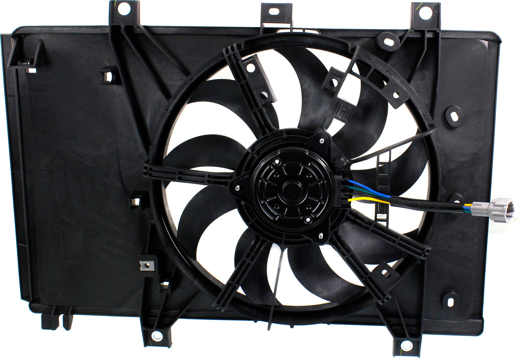 IA/YARIS 16-20 RADIATOR FAN ASSEMBLY, Single Fan, Sedan/(Hatchback 20-20)