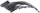 ASTRA 08-09 FRONT FENDER LINER LH, Rear Section