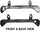 SX4 07-13 RADIATOR SUPPORT LOWER, Tie Bar, Steel, (10-13 Manual Trans Only)