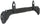 SX4 07-13 RADIATOR SUPPORT LOWER, Tie Bar, Steel, (10-13 Manual Trans Only)