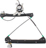 SAAB 9-3 03-07 FRONT WINDOW REGULATOR RH, Power, w/ Motor, w/o Finger Protection, Sedan/Wagon