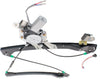 SAAB 9-3 03-07 FRONT WINDOW REGULATOR LH, Power, w/ Motor, w/o Finger Protection, Sedan/Wagon