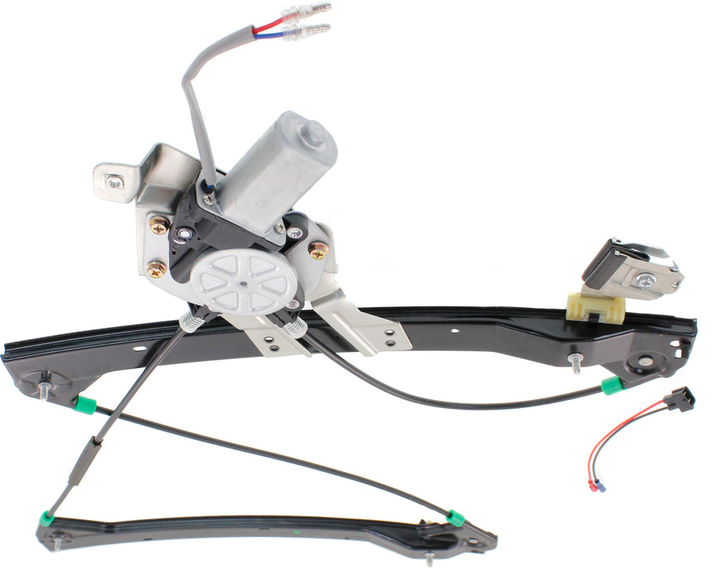 SAAB 9-3 03-07 FRONT WINDOW REGULATOR LH, Power, w/ Motor, w/o Finger Protection, Sedan/Wagon