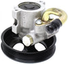 FORENZA 04-07 POWER STEERING PUMP, New, w/o Reservoir EVO Solenoid Actuator, w/ Pulley