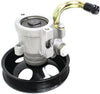 FORENZA 04-07 POWER STEERING PUMP, New, w/o Reservoir EVO Solenoid Actuator, w/ Pulley