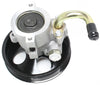 FORENZA 04-07 POWER STEERING PUMP, New, w/o Reservoir EVO Solenoid Actuator, w/ Pulley