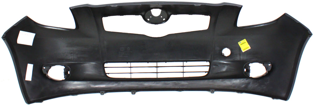 YARIS 07-08 FRONT BUMPER COVER, Primed, w/ Fog Light Holes, Hatchback